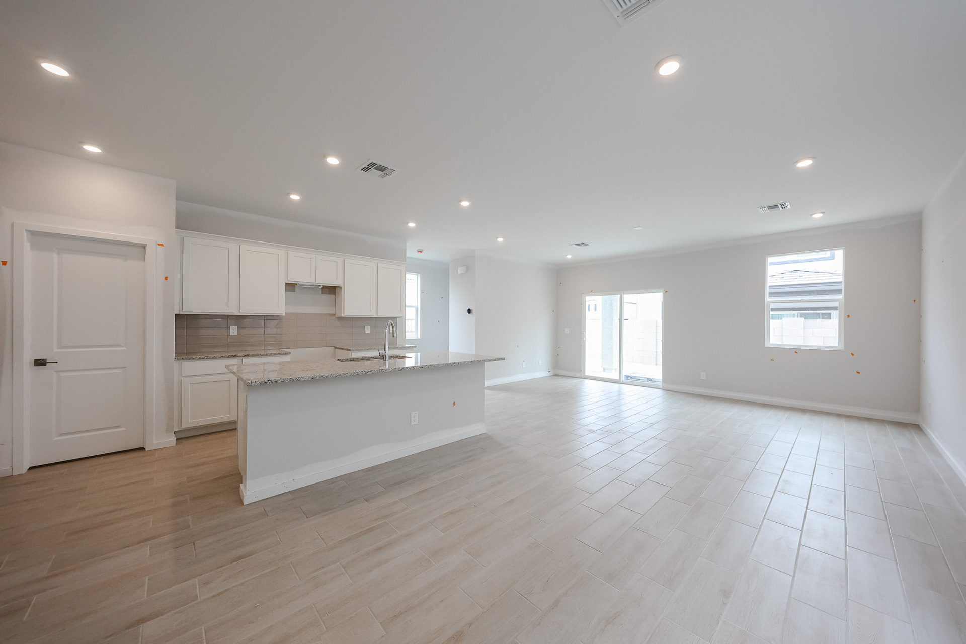 A large empty kitchen.