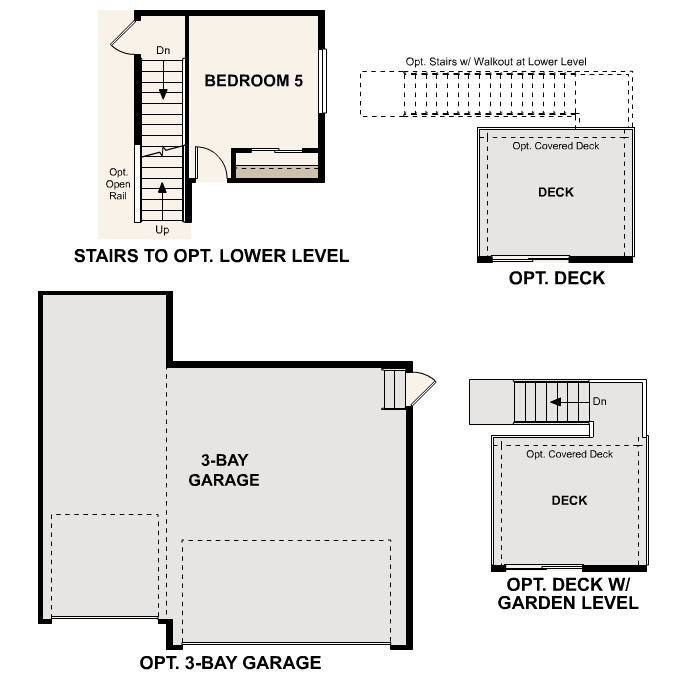 Diagram. Main Level Options