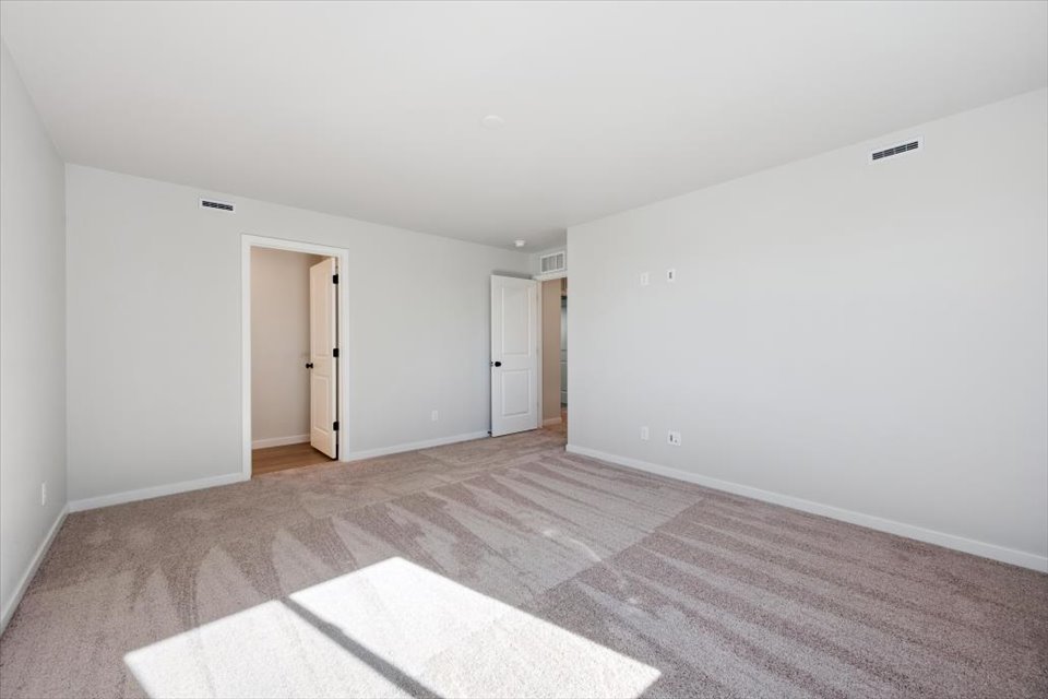 A room with white walls.