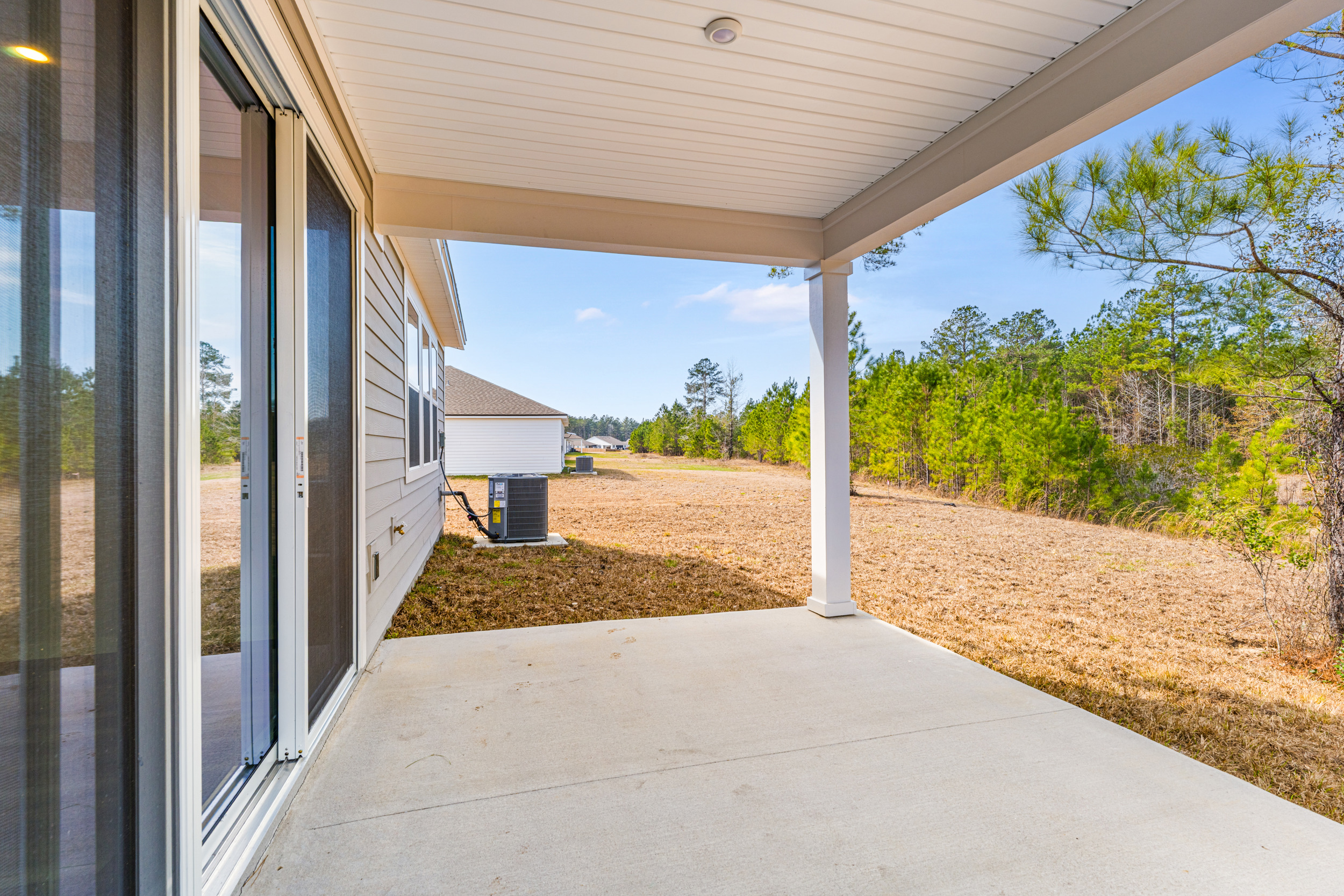 Lot 533 Rear Covered Patio with Wood View at NorthShore