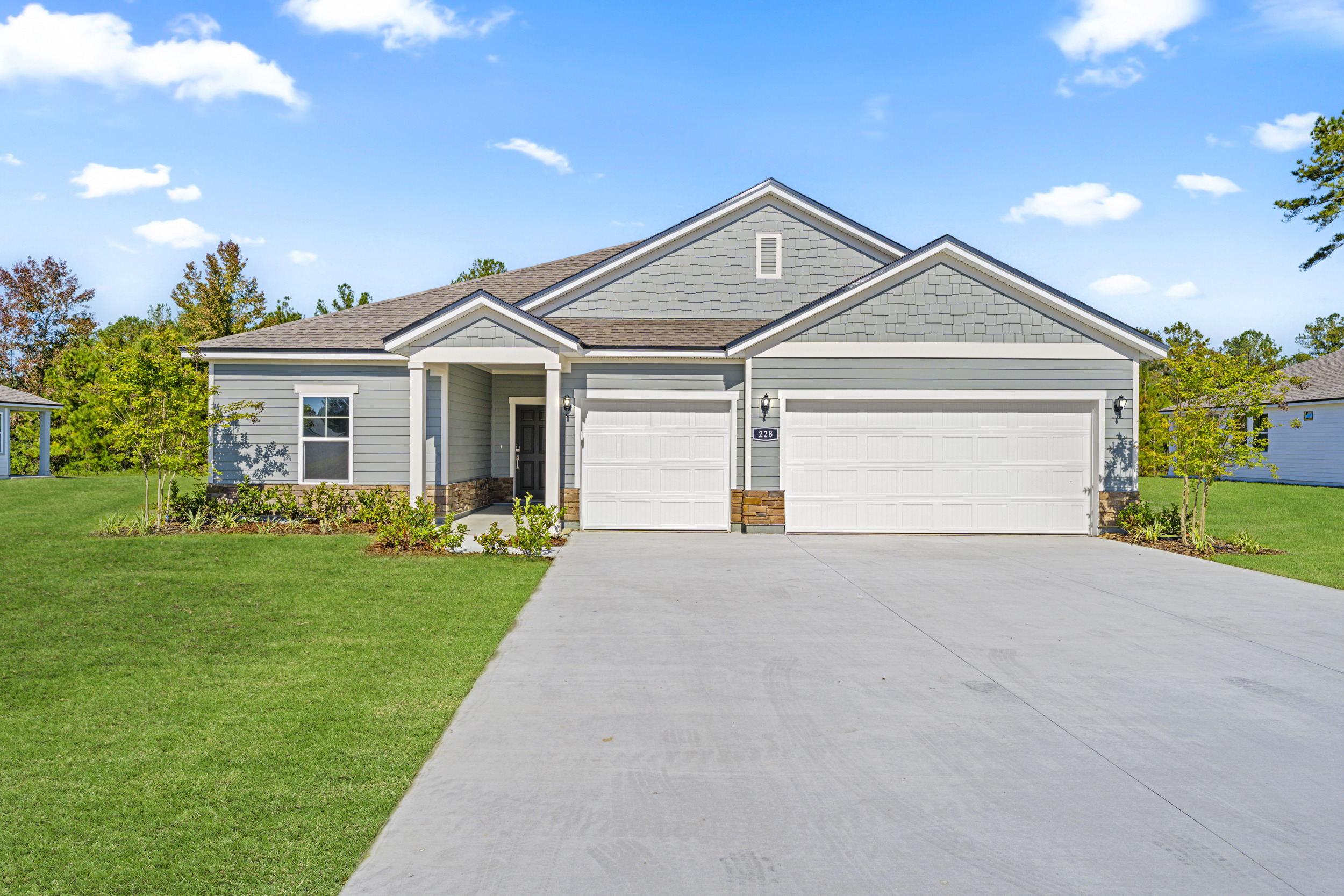 Lot 531 Front Exterior at NorthShore in Kingsland