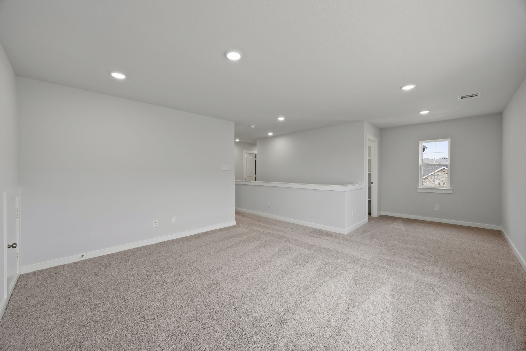 A large empty room.