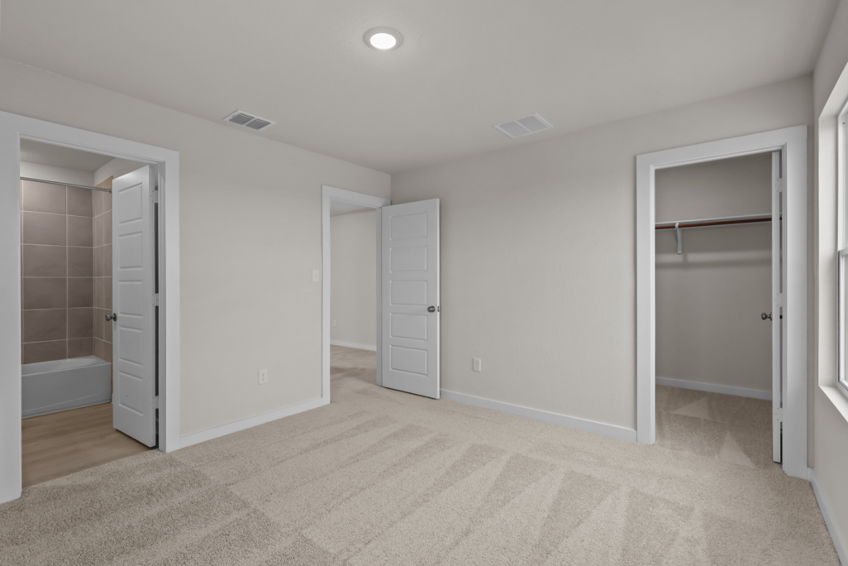 A room with white walls.